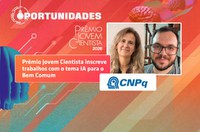 Jovem Cientista: Representante do CNPq fala com estudantes da UFSCar sobre o Prêmio em evento online no dia 9 de junho